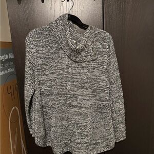 Black and white sweater